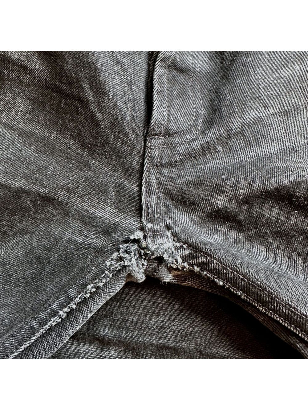 3sixteen ST-220X Dbl Black Selvedge Denim Jeans 31x31 Kuroki 14.5oz US Thrashed - Picture 6 of 11